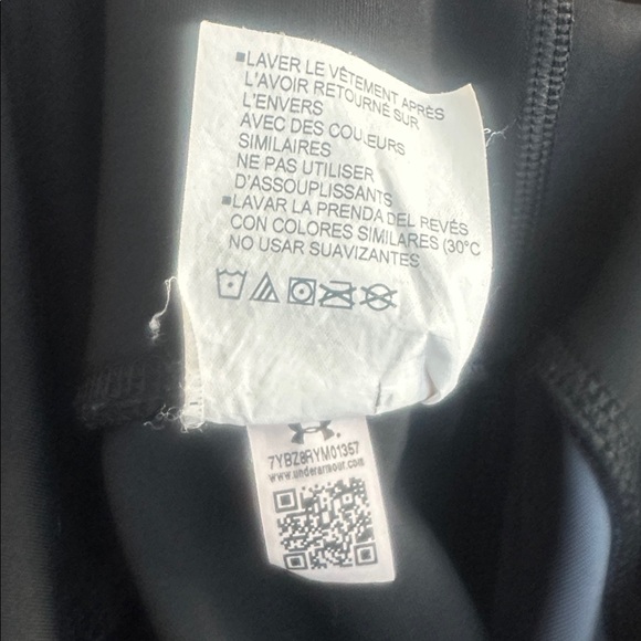 Under Armour ColdGear Compression Leggings Black Blue Gray Size S - Picture 9 of 9